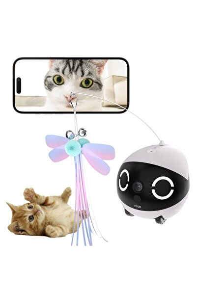 ROLA Interactive Cat Toys,2K Pet Camera,Multiple Accounts Sharing,Remote interaction,Remote Companionship
