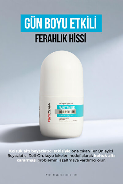 New Well Ter Önleyici Beyazlatıcı Roll-on 50 ml