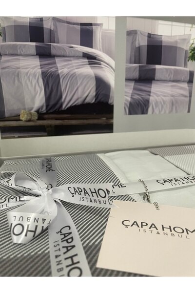 Çapa Home Poplin Çift Kişilik Solmaz Nevresim Takımı