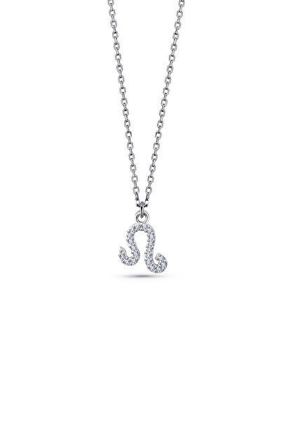 Gimora Aslan Burcu Gümüş Kolye