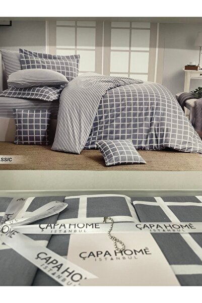 Çapa Home Poplin Çift Kişilik Solmaz Nevresim Takımı