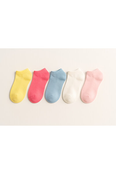 Solde 🧦 5’li Rengarenk Pamuk Patik Çorap – Çocuklarınızın Her Kombinine Uyum...