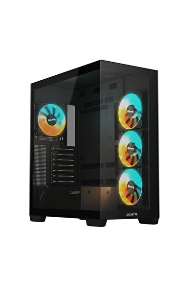 Gigabyte Carcasa GIGABYTE Aorus C500 Panoramic Stealth, Mid Tower, Tempered glass (Negru)