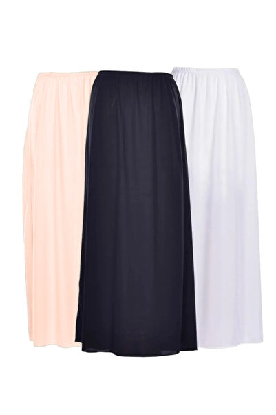 Kahra Collection 3 bucăți de căptușeală lungă pentru fustă (negru-alb-culoare...