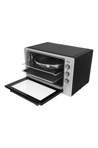 Simfer 7003 İnox Gri 70 LT Turbo Fan Mini/Midi Fırın - 6 Fonksiyon,Yoğurt Yapma, Buz Çözme & İç Aydınlatma