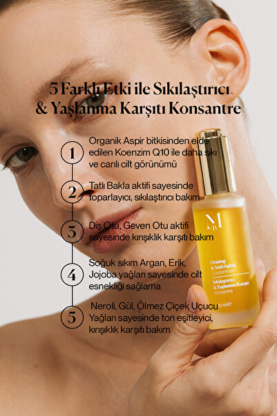 MİSBAHÇE Q10 Sıkılaştırıcı Yaşlanma Karşıtı Konsantre 30 ml