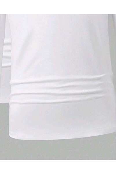 Entel Long Sleeve White 5-Piece Unisex School Children's Tshirt