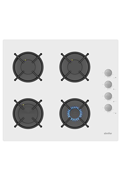 Simfer Turbo Beyaz Ankastre Set ( Fırın + Ocak + Davlumbaz)
