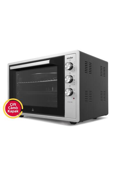 Simfer 7033 İnox Gri 70 LT Turbo Fan Mini/Midi Fırın - Multi Fonksiyon, Yoğurt Yapma, Buz Çözme & Çift Cam