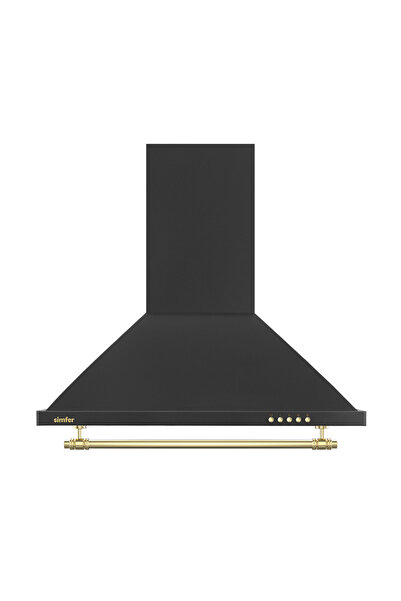 Simfer Rustik Siyah Cam Ankastre Set ( Fırın + Ocak + Davlumbaz)