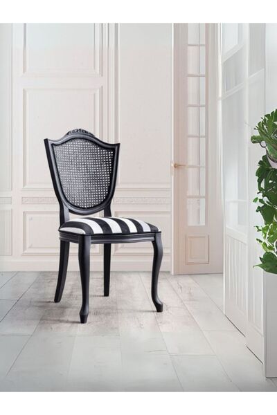 Gazzini Furniture Kupa Ahşap Oymalı Sandalye