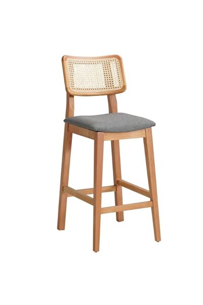 Gazzini Furniture Zeus Hazeranlı Bar Sandalyesi