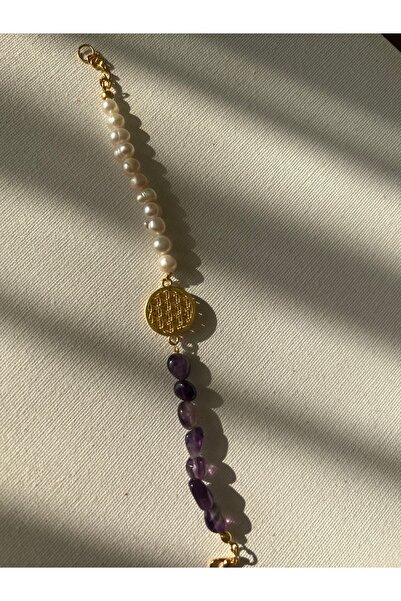 AKARSU TAKI Amethyst pearl bracelet