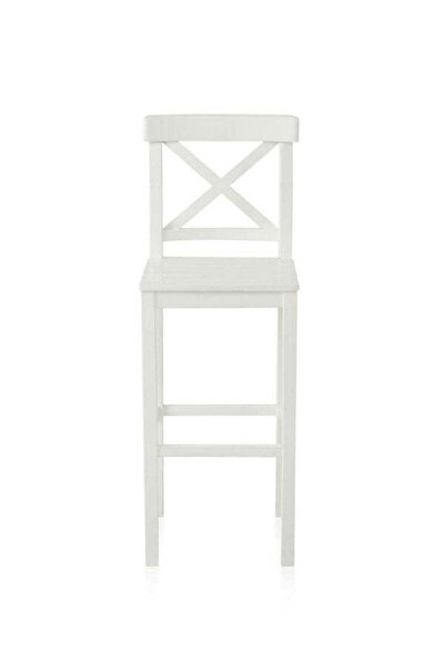 Gazzini Furniture Alaçatı Ahşap Bar Sandalyesi