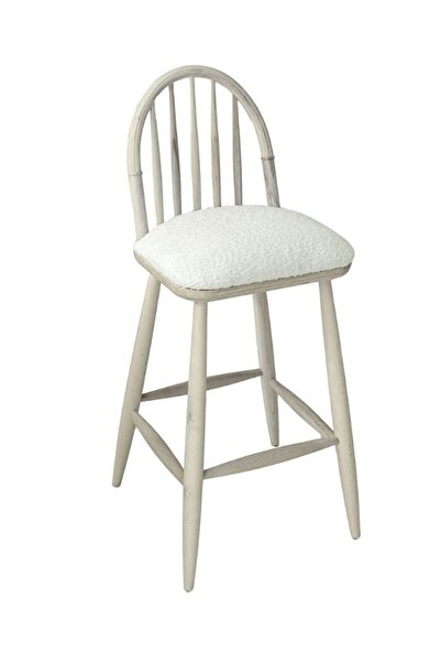 Gazzini Furniture Rustica İskandinav Bar Sandalyesi