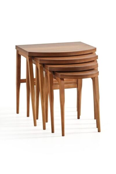 Gazzini Furniture Oden Ceviz D Zigon Sehpa