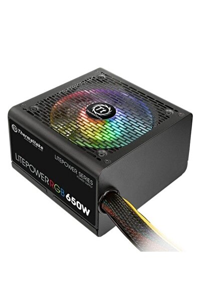 THERMALTAKE Litepower RGB 650W APFC 12cm Fanlı PSU PS-LTP-0650NHSANE-1