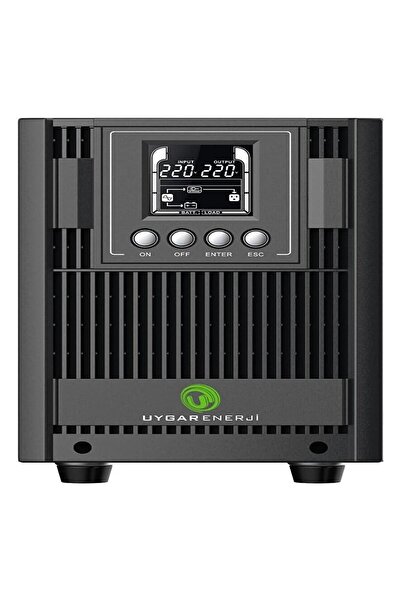 Uygar Enerji Time Tıme 2kva Onlıne LCD Yeni Nesil Akü Kesintisiz Güç Kaynağı Ups (4×12V7AH)