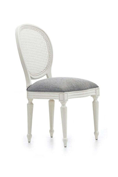 Gazzini Furniture Madalyon Hazeranlı Ahşap Klasik Sandalye