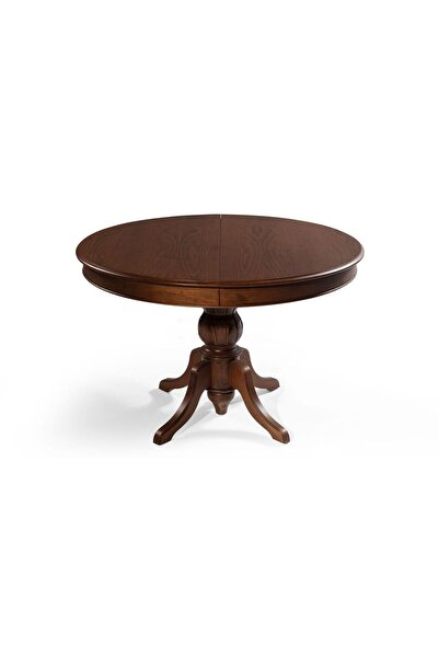 Gazzini Furniture Lindon Baba Ayak Yuvarlak Açılır Masa 90x90