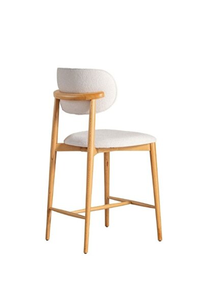 Gazzini Furniture Polo Bohem Ahşap Bar Sandalyesi