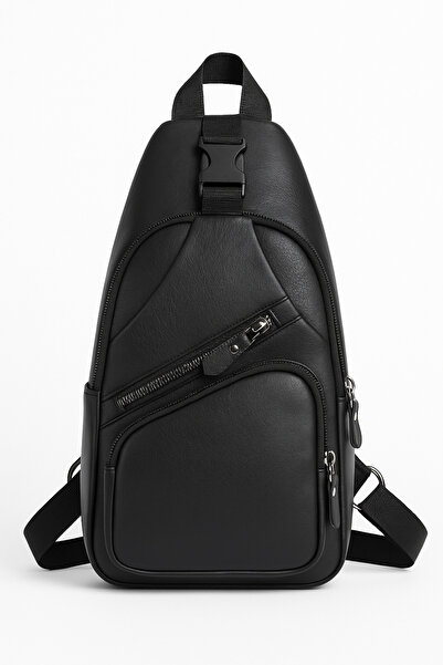 Av A Dos Unisex Yıkama Deri Kulaklık Usb Çıkışı Çapraz Askılı Bel Omuz Göğüs ...