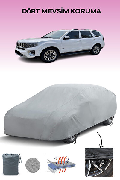Breen غطاء سيارة متوافق مع كيا موهافي، غطاء سيارة، خيمة سيارة، مقاوم للماء وأشعة الشمس