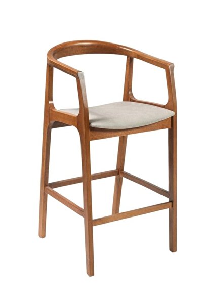 Gazzini Furniture Helsinki Ahşap Bar Sandalyesi