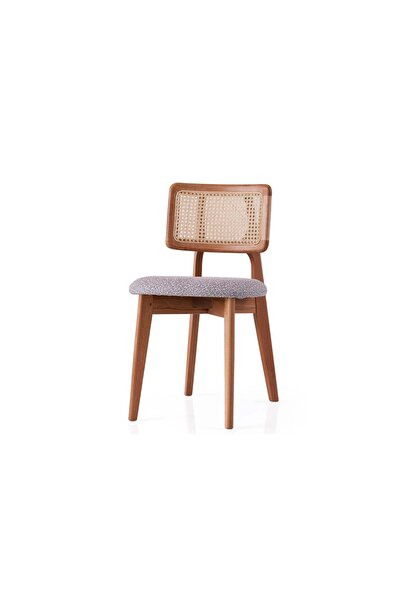 Gazzini Furniture Zeus Bambu Hazeranlı Ahşap Bohem Sandalye