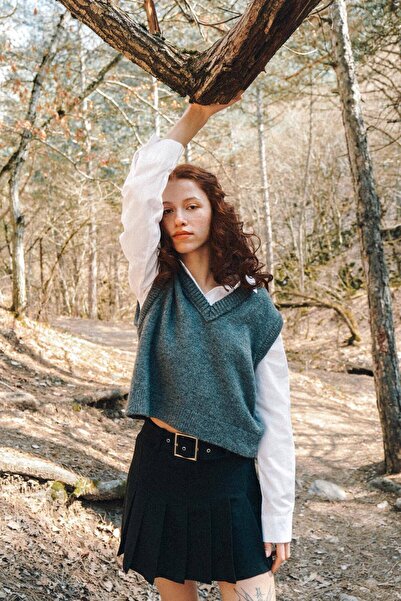 Addax V-Neck Knitwear Sweater S231011-C2