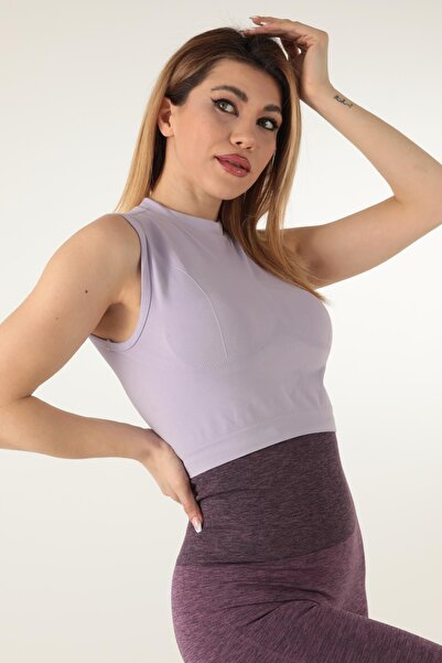 kingspearl Mio Studio Turtleneck Sports Crop Top
