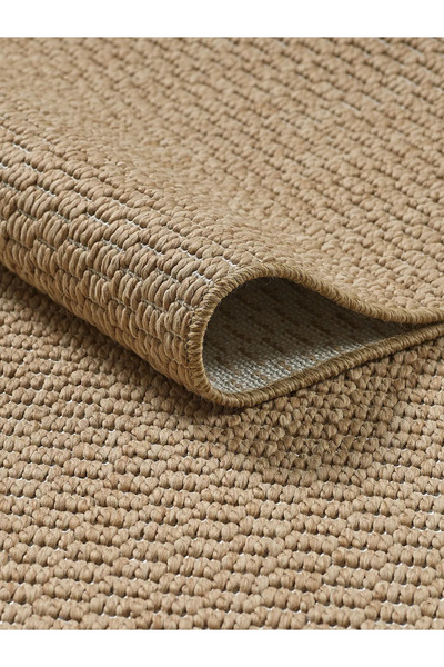 Mariesse Home Naturel Sisal Jüt Halı Yıkanabilir Toz Vermez Mutfak Kesme Sisal Halı