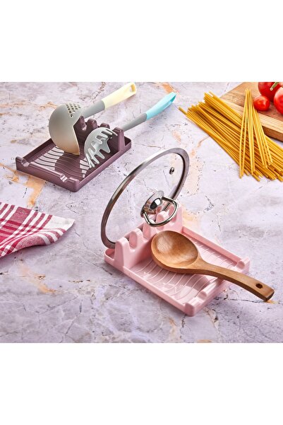 Beray Countertop Lid - Holder and Ladle Base, Dirty Spoon Holder Pot Lid Stand