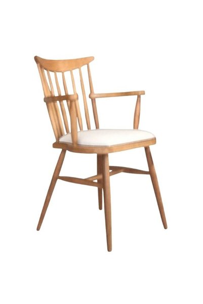 Gazzini Furniture Cotswold Ahşap Kolçaklı Sandalye