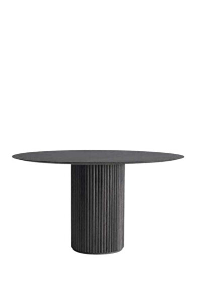 Gazzini Furniture Breeze Yuvarlak Ahşap Bohem Masa 130x130