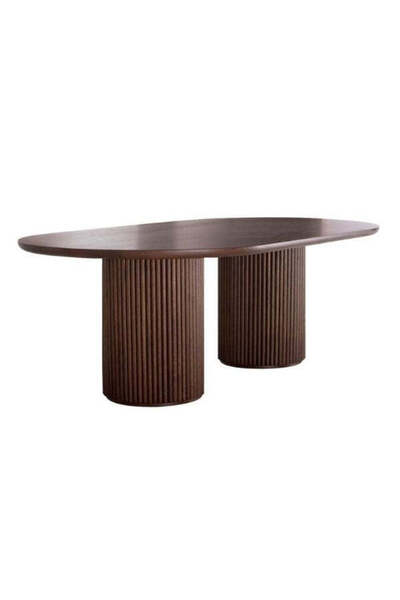 Gazzini Furniture Solana Ahşap Bohem Yemek Masası 90x180