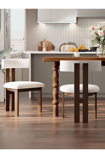 Gazzini Furniture Odense İskandinav Ahşap Bohem Sandalye