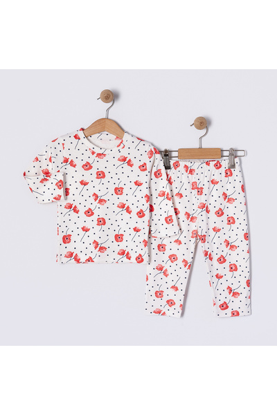 cimcim baby Floral Baby Girl Kids Gift Pajama Set 0-3 Years