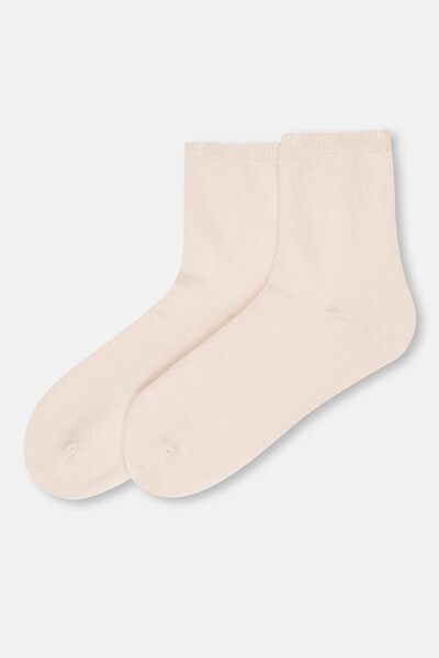Dagi Milky Brown Women's Wool Socks