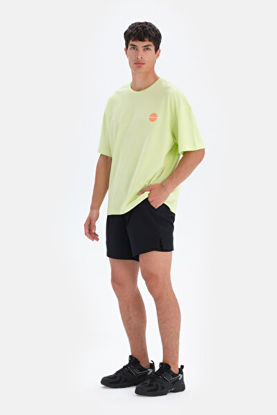 Dagi Siyah Active Taytlı Dokuma Şort