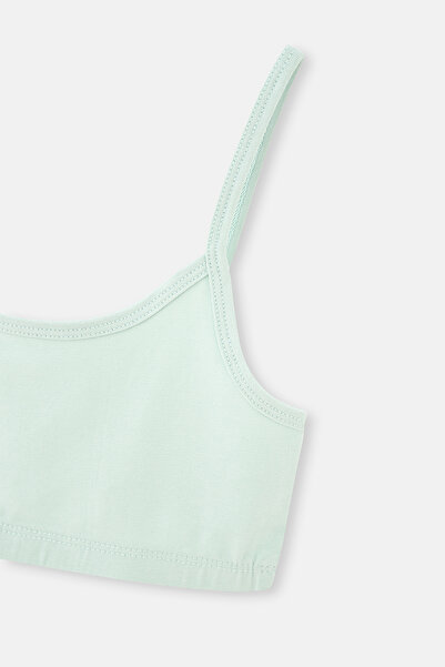 Dagi Zöld-Ecru 2 részes lány pamut melltartó