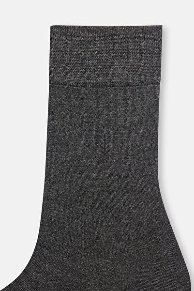 Dagi Men's Bamboo Leaf Patterned Smoked Socks