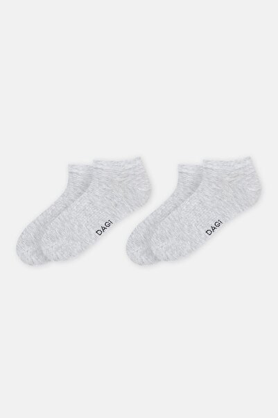 Dagi Сиви меланжирани мъжки спортни чорапи от 2 бр