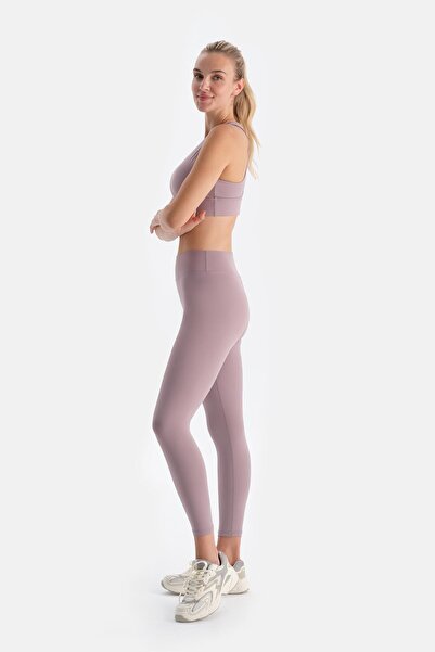 Dagi Dusty Rose Women's Back Tulle Detailed Sports Bra