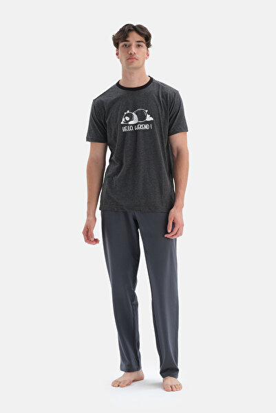 Dagi Μπλουζάκι με κοντό μανίκι με στάμπα από ανθρακί