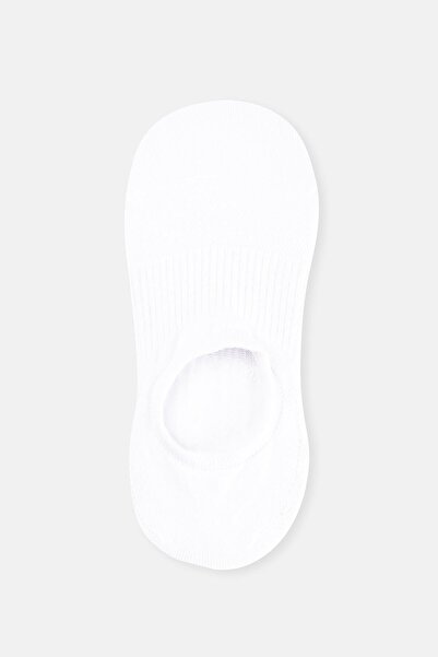 Dagi White Women's Non-Slip Sole Invisible Socks