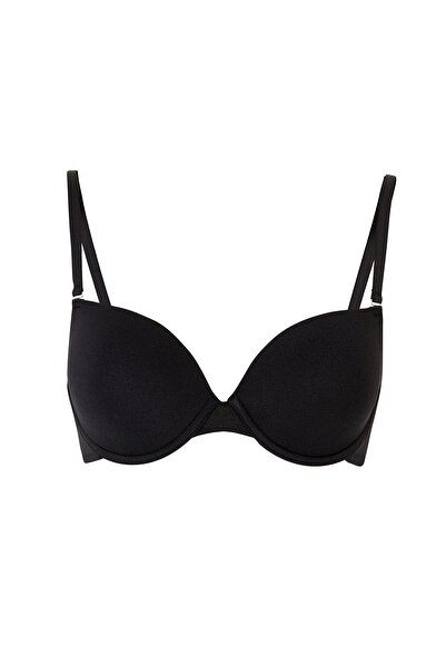 Eros Μαύρο δαντελένιο μαλακό σουτιέν χωρίς μπανέλες