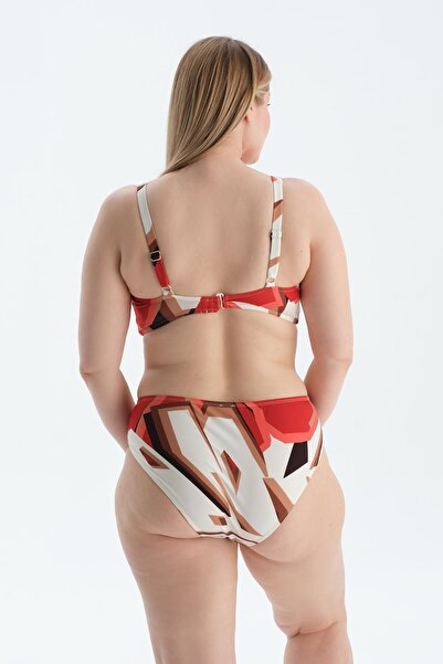 Dagi Multicolor Corseted Gathering Bikini Top