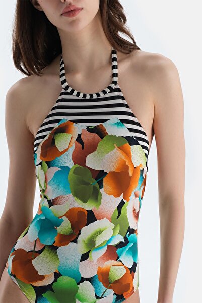 Dagi Multicolor Halter Yaka Mayo