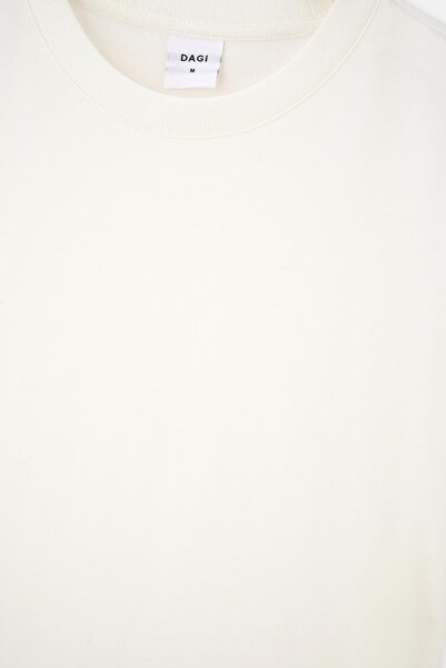 Dagi Crew Neck White Short Sleeve Supima T-Shirt